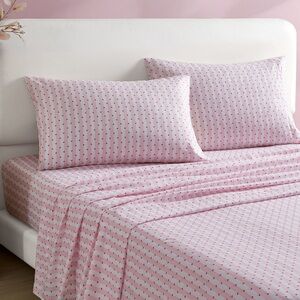 NWT Betsey Johnson Queen Microfiber 4-Pc. Sheet Set